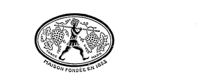 MAISON FONDEE EN 1853 TRADE MARK trademark