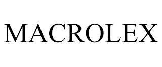 MACROLEX trademark