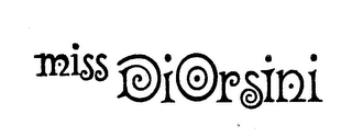 MISS DIORSINI