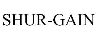 SHUR-GAIN trademark