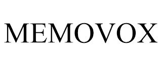 MEMOVOX trademark