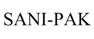 SANI-PAK trademark
