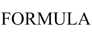 FORMULA trademark