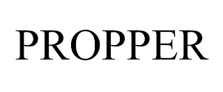 PROPPER trademark
