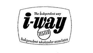 I-WAY THE INDEPENDENT WAY INDEPENDENT WHOLESALER ASSOCIATES TESTED