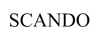 SCANDO trademark