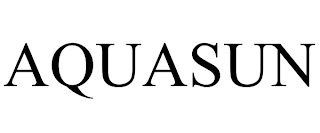 AQUASUN trademark