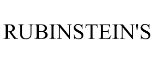 RUBINSTEIN'S trademark