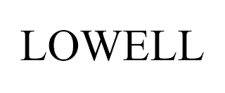 LOWELL trademark
