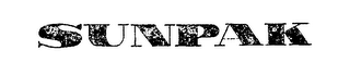 SUNPAK trademark