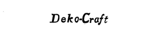 DEKO-CRAFT trademark