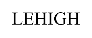 LEHIGH trademark