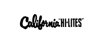 CALIFORNIA "HI-LITES"