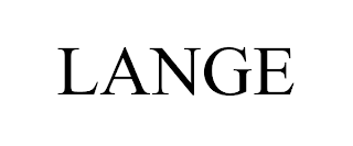 LANGE trademark