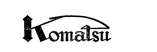 KOMATSU trademark