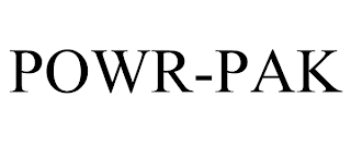 POWR-PAK trademark