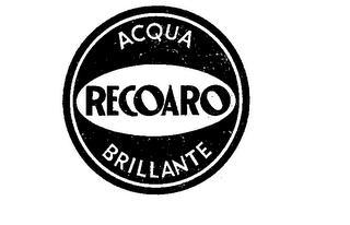 ACQUA RECOARO BRILLANTE