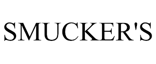 SMUCKER'S trademark