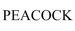 PEACOCK trademark