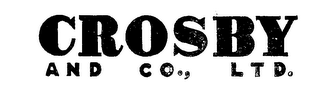 CROSBY AND CO., LTD.