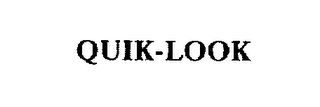 QUIK-LOOK trademark