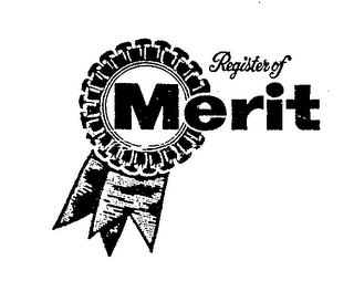 REGISTER OF MERIT trademark