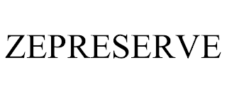 ZEPRESERVE trademark