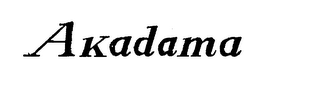 AKADAMA trademark
