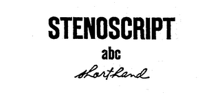 STENOSCRIPT ABC SHORTHAND