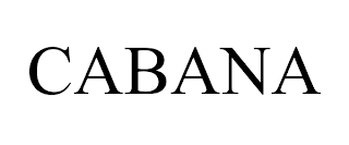 CABANA trademark