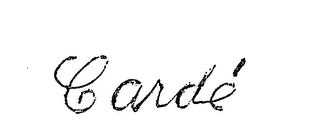 CARDE trademark