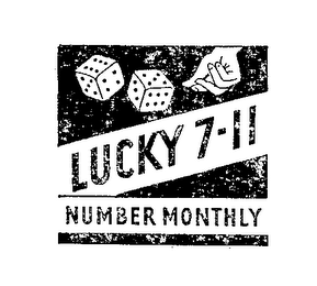 LUCKY 7 11 NUMBER MONTHLY 