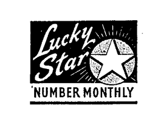 LUCKY STAR NUMBER MONTHLY