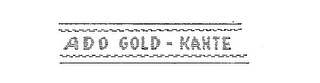 ADO GOLD-KANTE