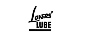 LOVER'S LUBE trademark