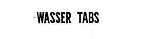 WASSER TABS