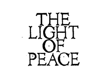 THE LIGHT OF PEACE trademark
