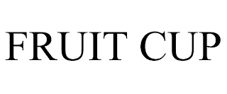 FRUIT CUP trademark
