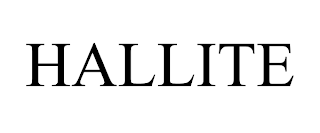 HALLITE trademark