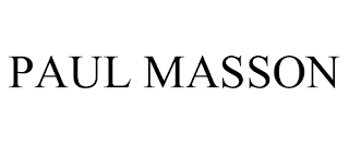 PAUL MASSON trademark