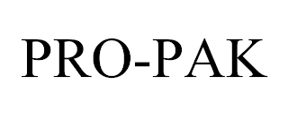 PRO-PAK trademark