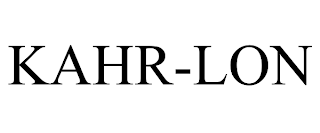 KAHR-LON trademark