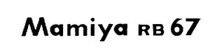 MAMIYA RB 67 trademark