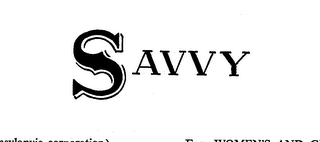 SAVVY