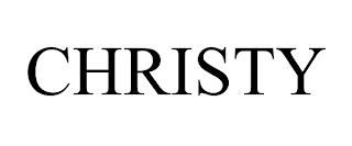 CHRISTY trademark