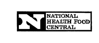 NATIONAL HEALTH FOOD CENTRAL N 