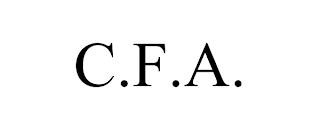 C.F.A. trademark