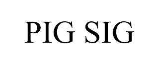 PIG SIG trademark