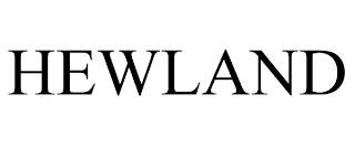 HEWLAND trademark