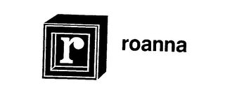 R ROANNA trademark